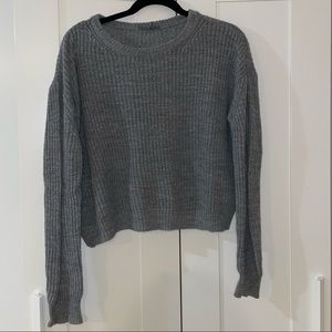 Gray Knit Sweater